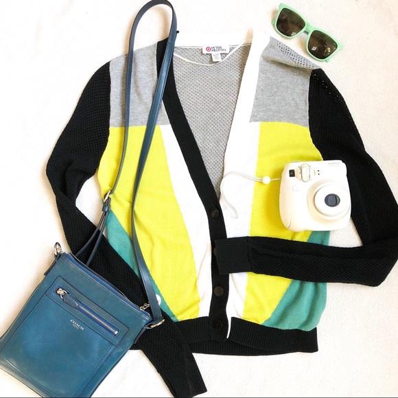 Peter Pilotto for Target Sweaters - Peter Pilotto x Target Colorblock Knit Cardigan